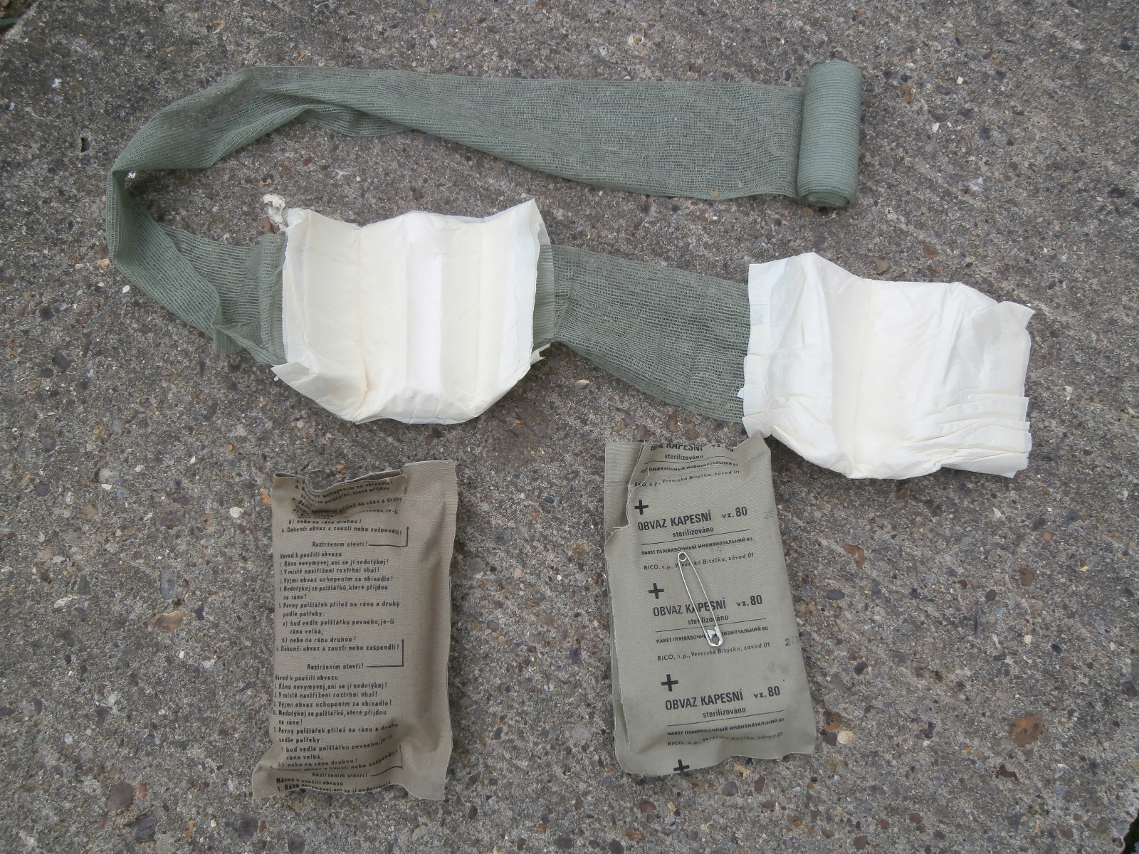 2 X NATO Emergency Bandage Kit First Aid Medical Supplies Genuine Army Surplus