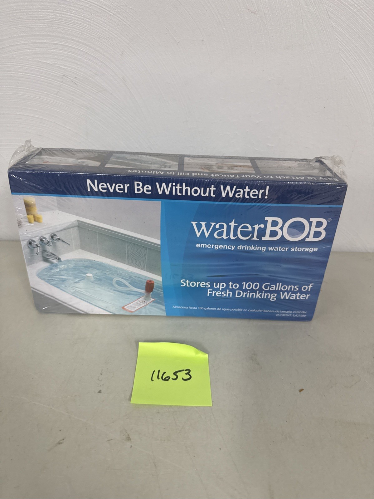 Water BOB Survival Emergency Drinking Fresh Water Storage 100-Gallons Kit-Sealed
