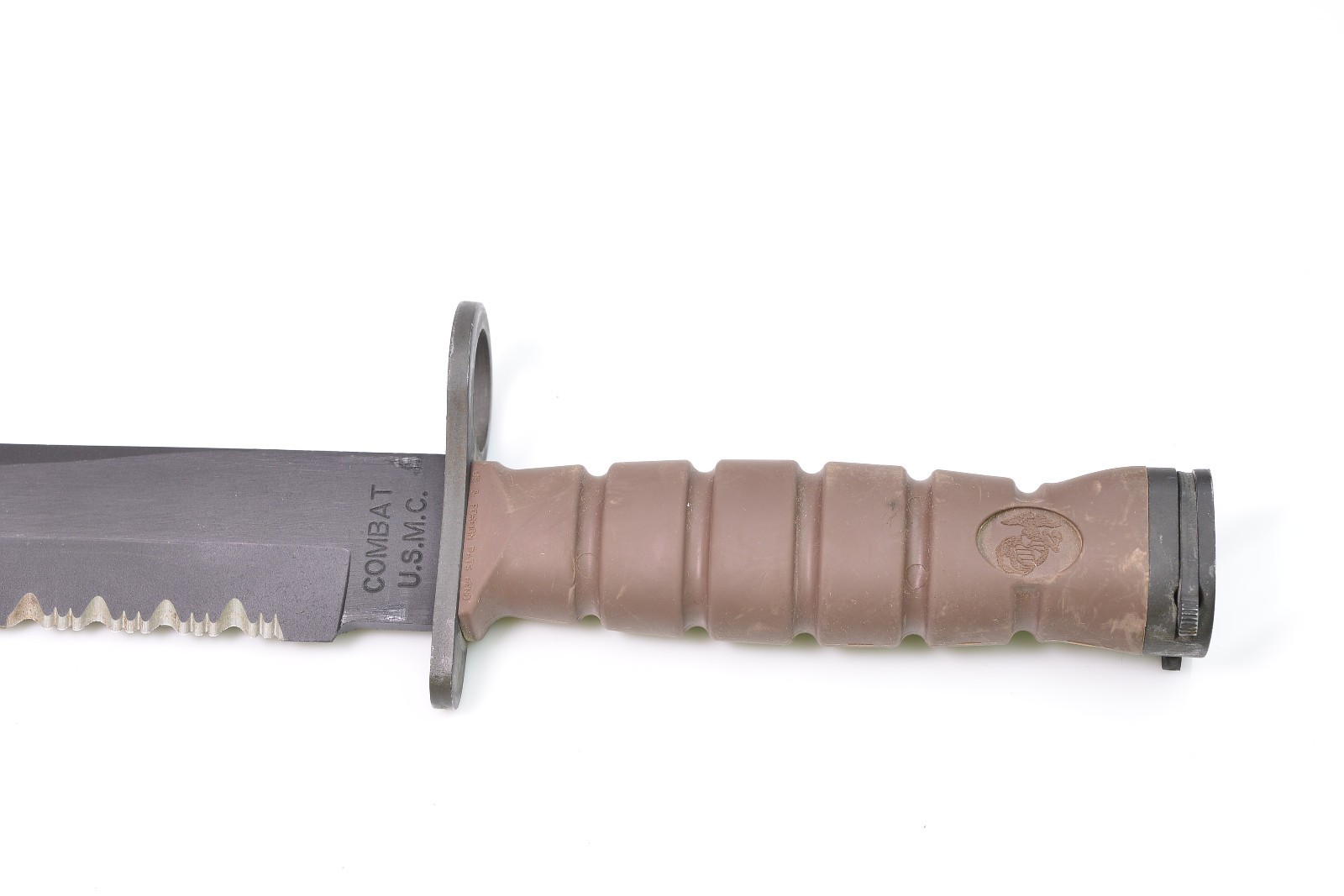 Vintage OKC 3S Survival Camping Hunting Knife Genuine + Scabbard Ontario Co USA