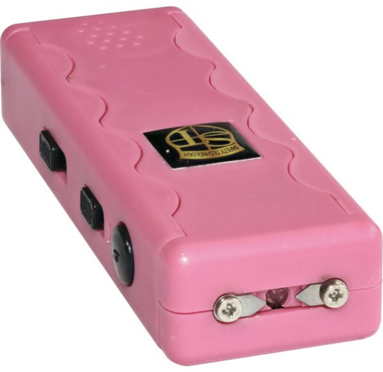 3 N 1 Alarm WOMEN Self Defense 4 ” STUN GUN Rechargeable LED FLASHLIGHT Personal