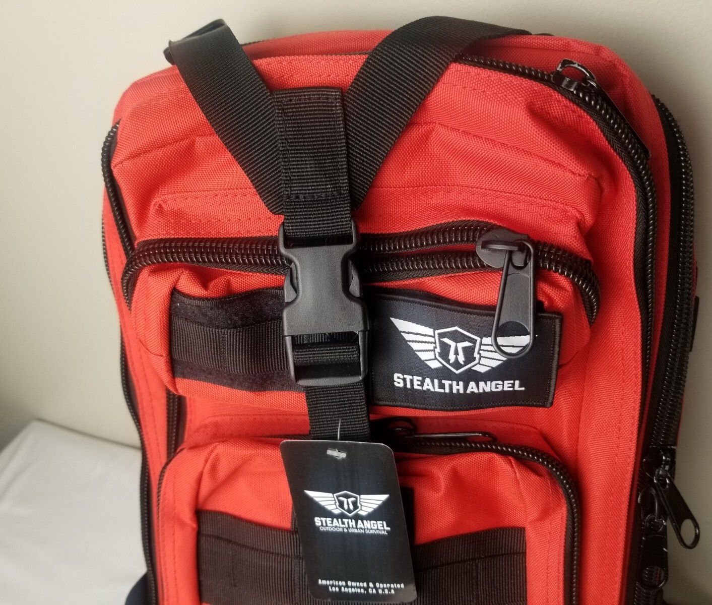 Stealth Angel Survival Backpack Emergency Survival Kit – New Not Complete.