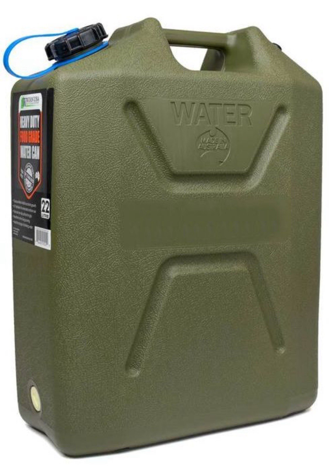 Australia Military 5.8 Gal / 22L Water Can New OD Green