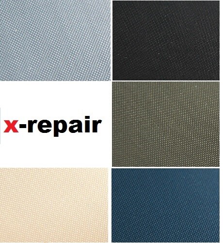 15 Aufkleber repair patch selbstklebend schwarz Nylon outdoor