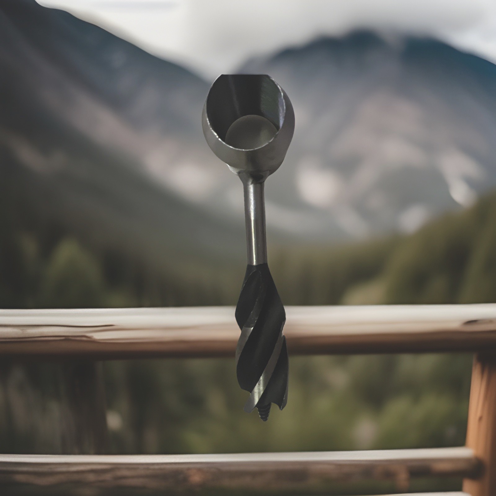 Outdoors Settlers Tool, also known as a bushcraft hand auger wrench.