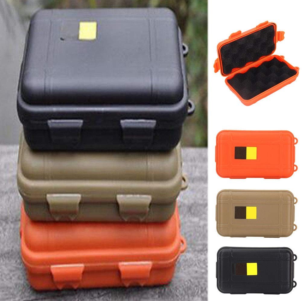 3Pcs Outdoor Survival Box, Container Storage Case Plastic Shockproof Boxes Su…