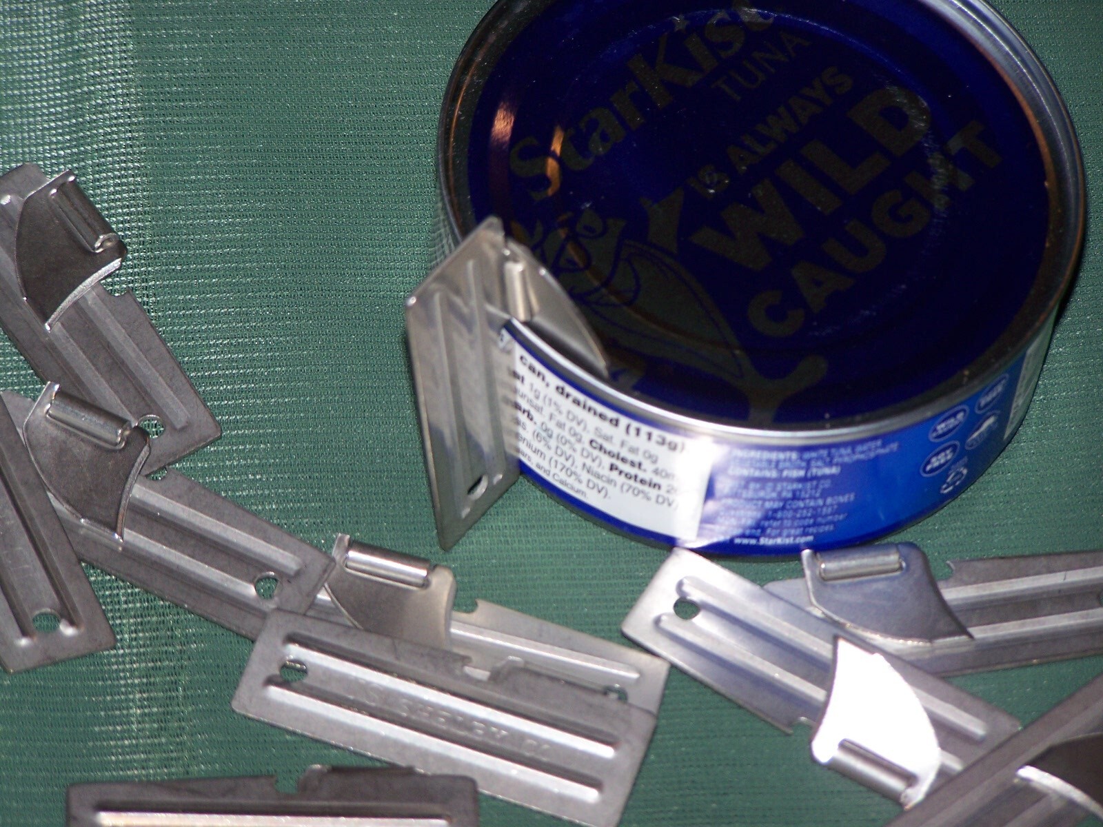 20 P38 & P51 Can Opener Shelby 10 ea + 10 Key Rings Camping Survival Military