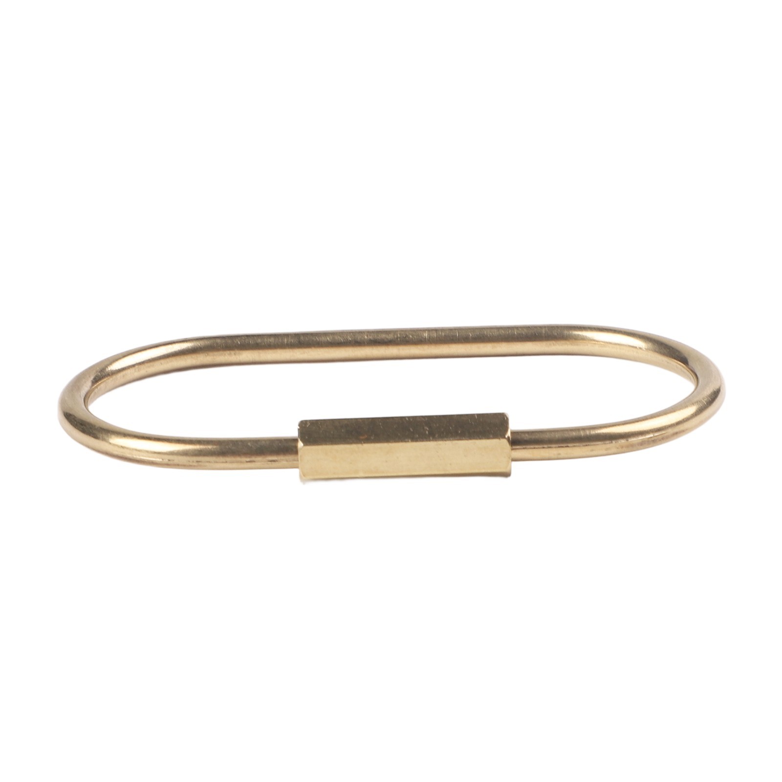 5pcs Brass Keychain Holder Clips for Car Keys and Handbags Outdoor Tool