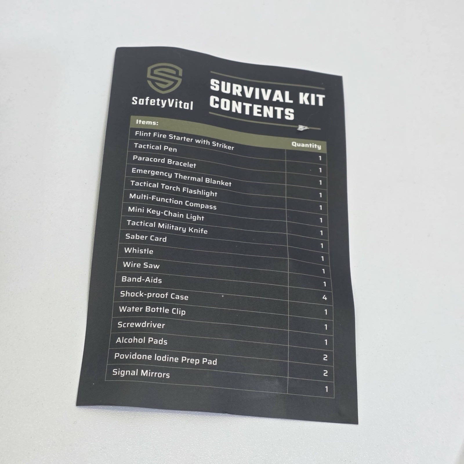Survival Kit, Prepping,Bug Out, TEOTWAWKI, Camping, Hiking, Rescue, Emergency