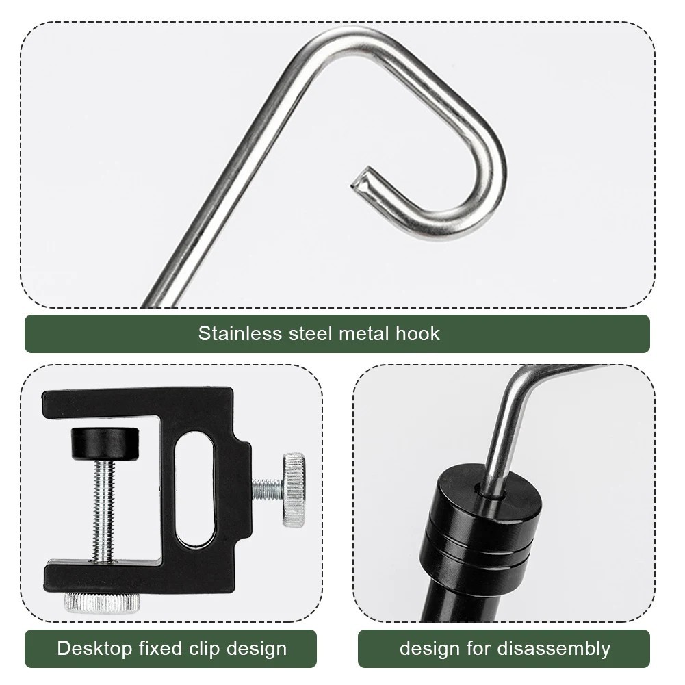 Lightweight Aluminum Light Stand for Camping Collapsible for Easy Carry