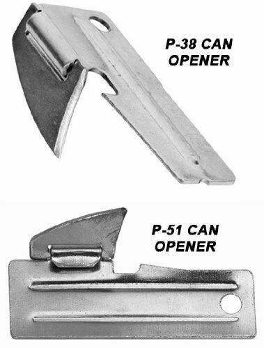 30-Pack Combo P38 & P51 & Key Ring – 10 Each Army Military Can Opener US Made