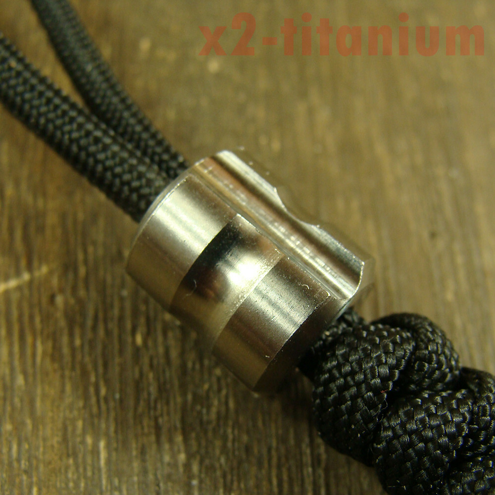 Titanium cone shaped Waterproof Capsule pill Bottle Lanyard bead inverted XH710