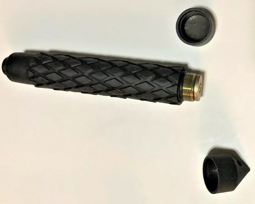POLICE SWAT Security Guard TSB Window Baton Glass Breaking Steel Tail End Cap