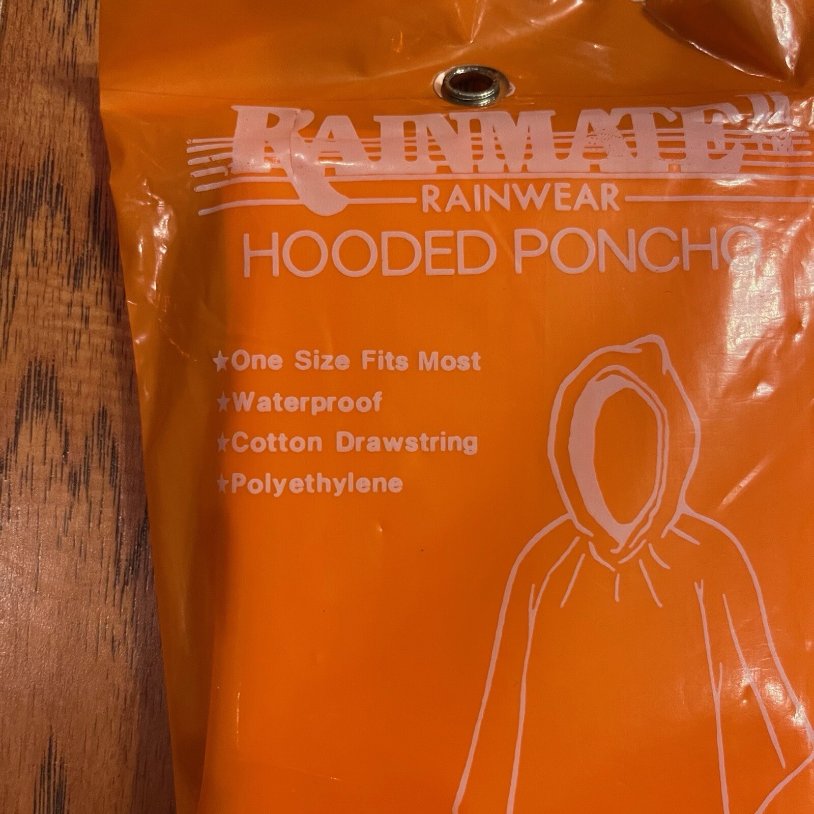 Coleman Orange Disposable Emergency Ponchos one size NEW Tennessee Vols Football