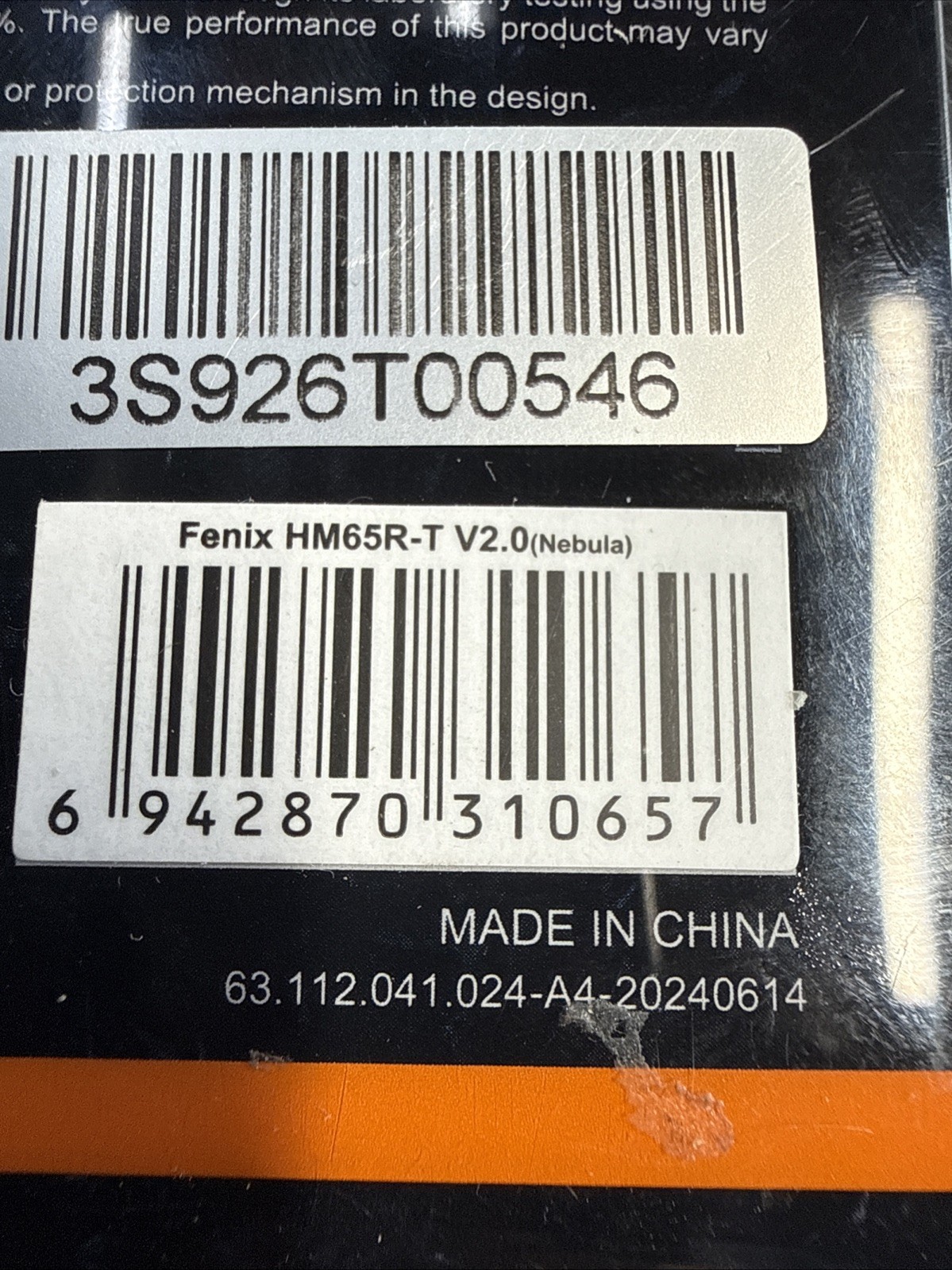 Fenix HM65R-T V2.0 1600 Lumen Rechargeable Trail Running Headlamp