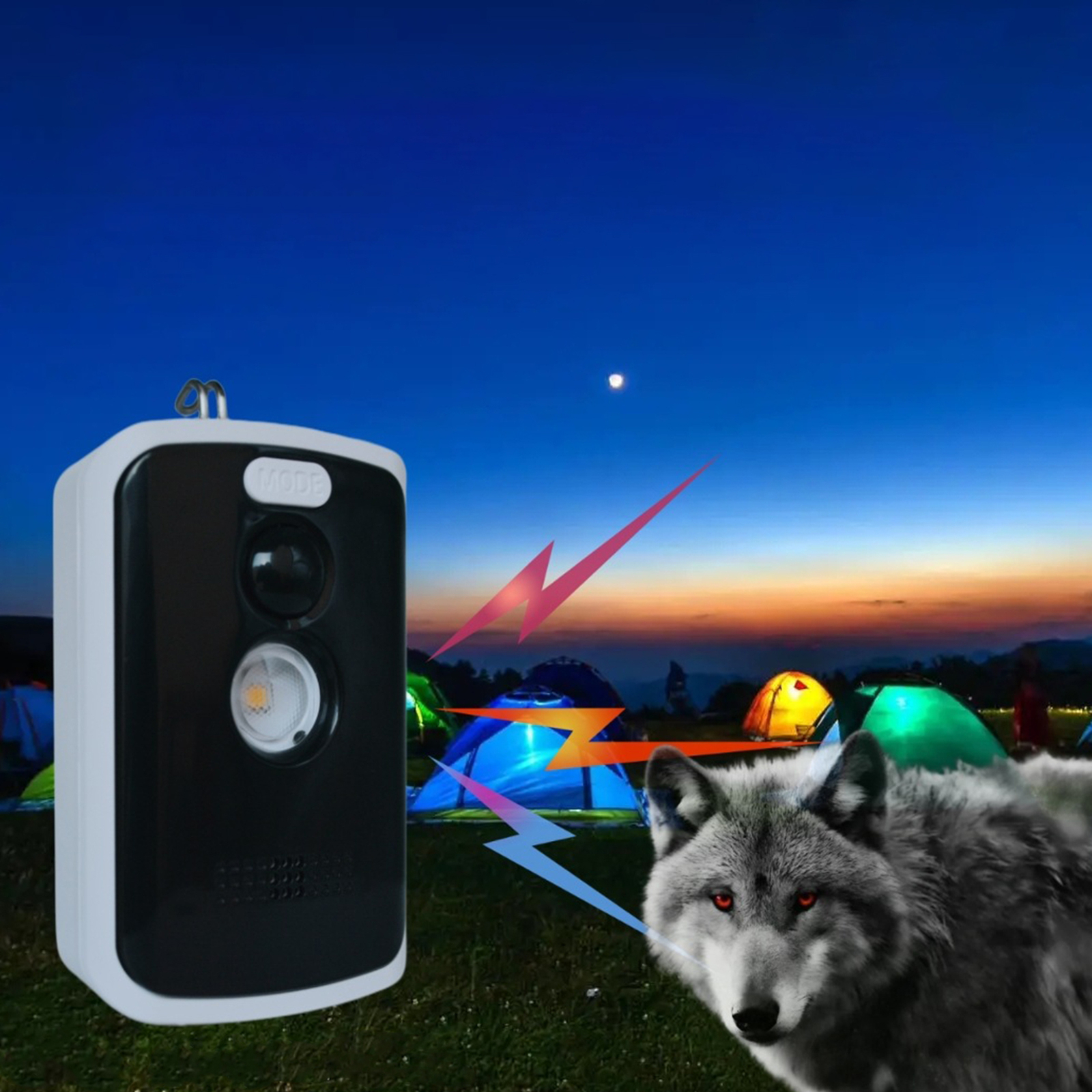Perimeter Trip Alarm Anti-Theft Outdoor Camping Alarm Wildlife Warning Device