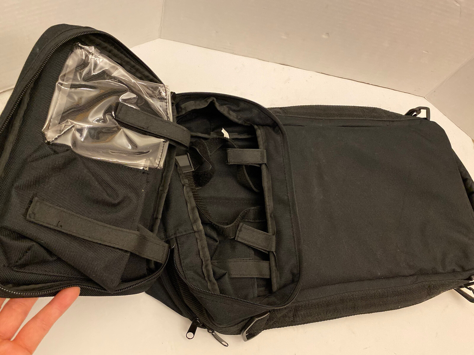 Dispouchables Medical Emergency Bag Supplies Backpack Black BAG ONLY
