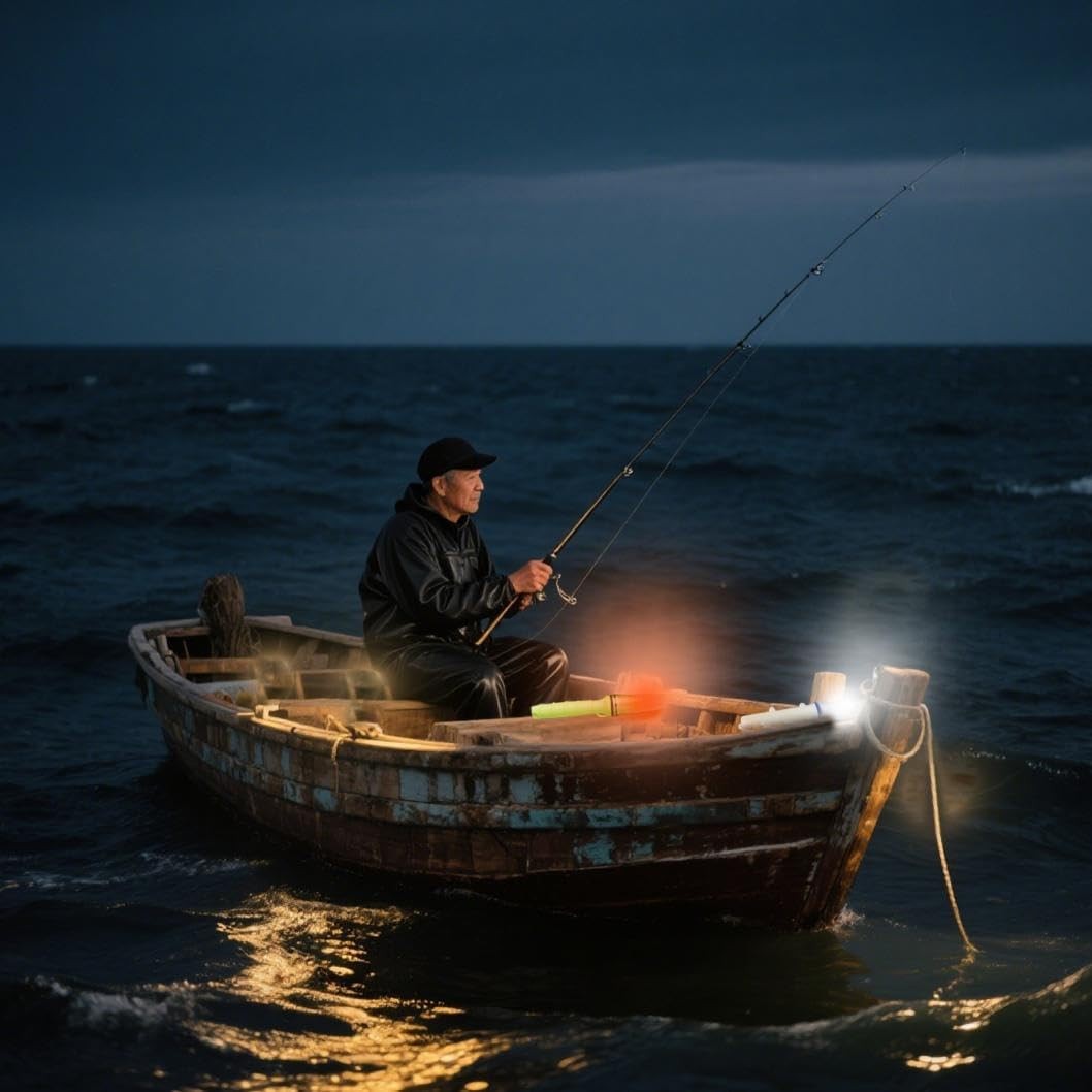 USCG Boat Flares Electronic Waterproof Visual Distress Signals fr Fishing Safety