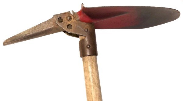 Shovel Pick Trenching Tool + Tactical Knife + Survival Hatchet PryBar Multi