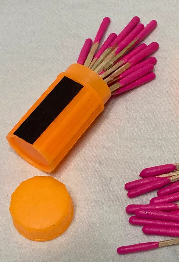 New 20ct STORM PROOF MATCHES W/CASE 15 Sec. Burn Windproof Waterproof Survival