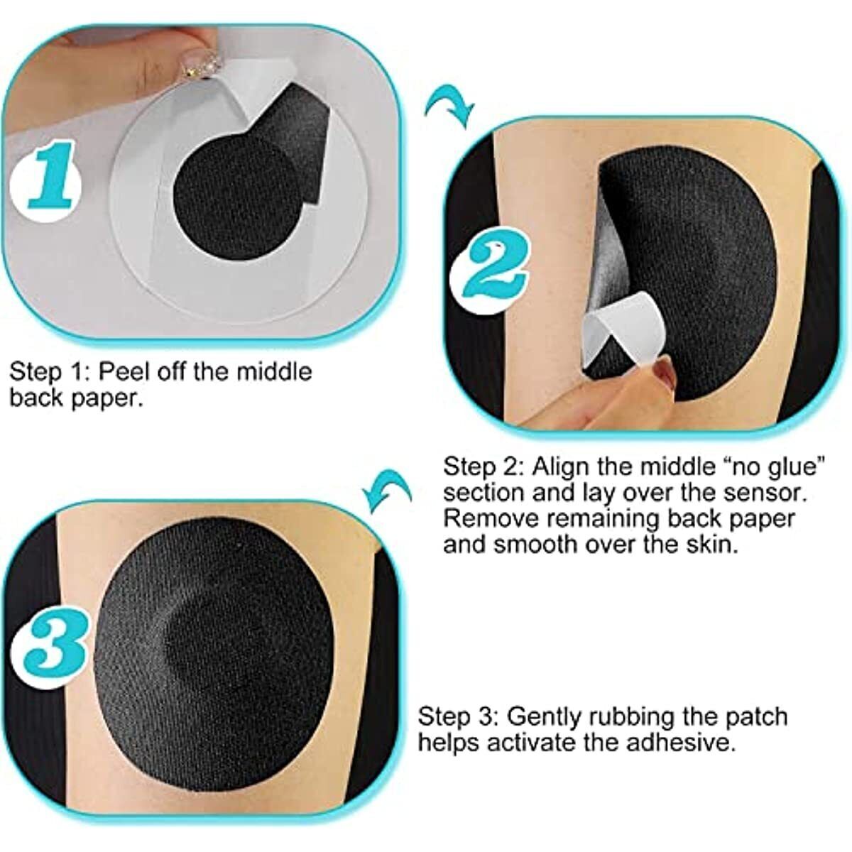 1-100pc For Freestyle Libre Sensor Covers Waterproof Breathable Adhesive Patches