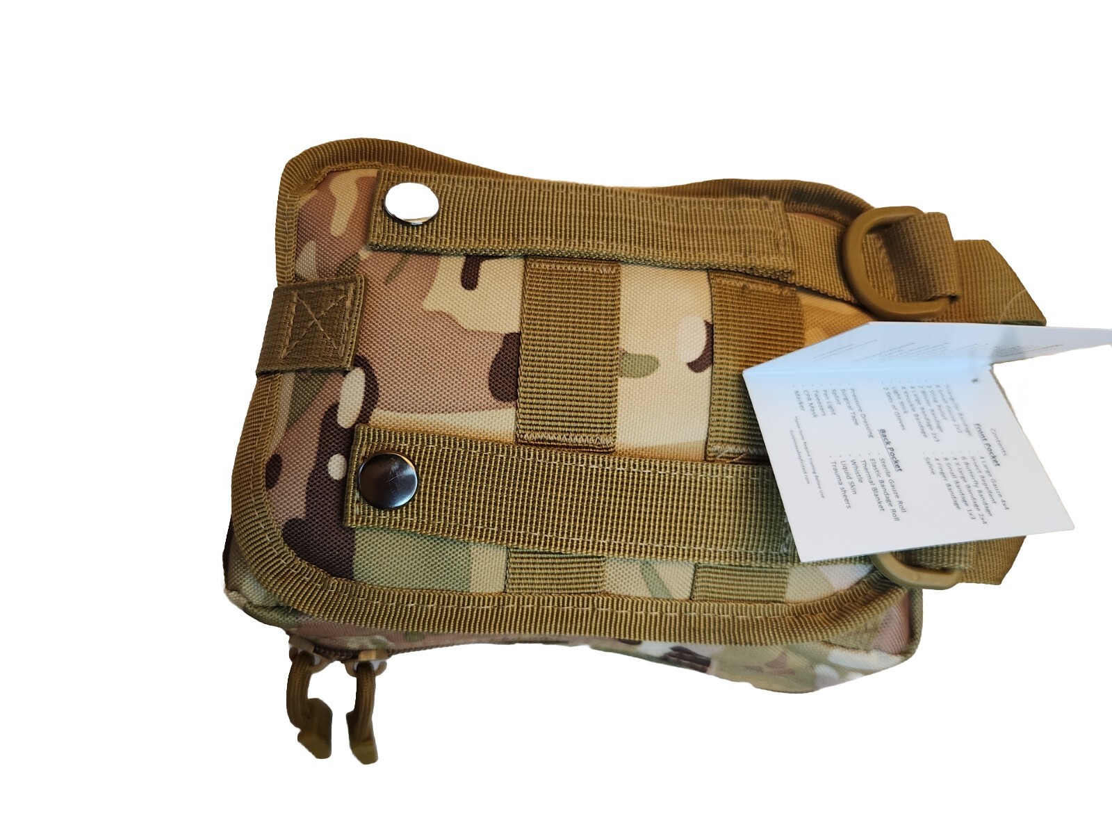 Wilderness IFAK Trauma Kit-Survival-Bug Out Bag Preparedness-Medical NAR CAT