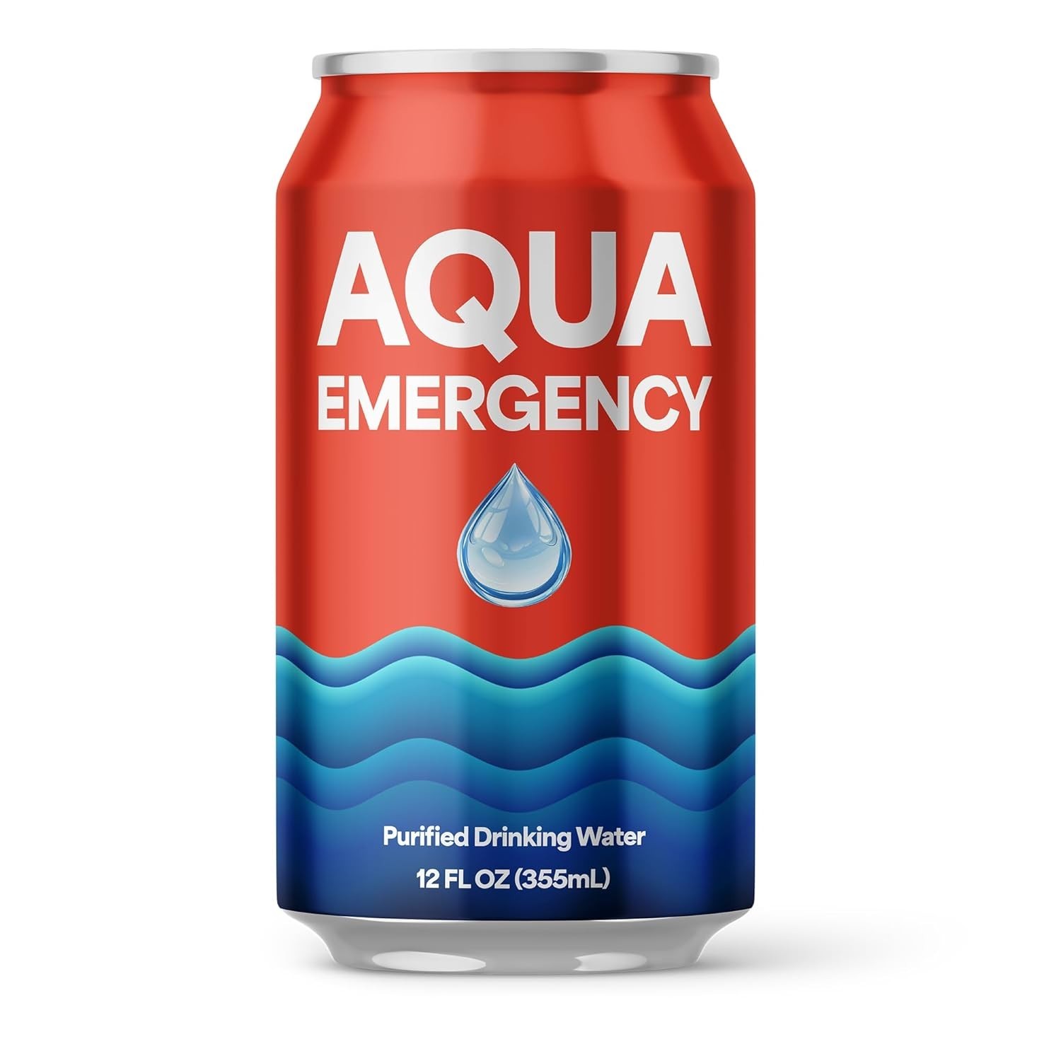Drinking Canned Water- (24 Cans) 12 Fl Oz (50 Years) Shelf Life for Everyday Hyd