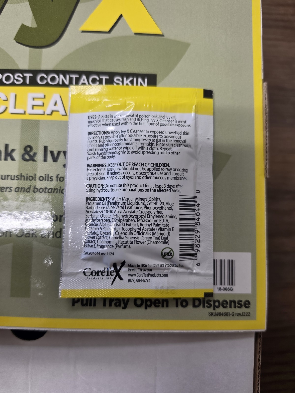 IvyX Post Contact Poison Ivy & Oak Skin Cleanser Wipes – 50 Count