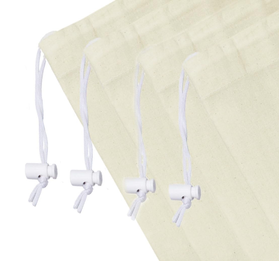 COTTON CRAFT Extra Large Laundry Bags -4 Pack Bag / 4 Pack, Beige