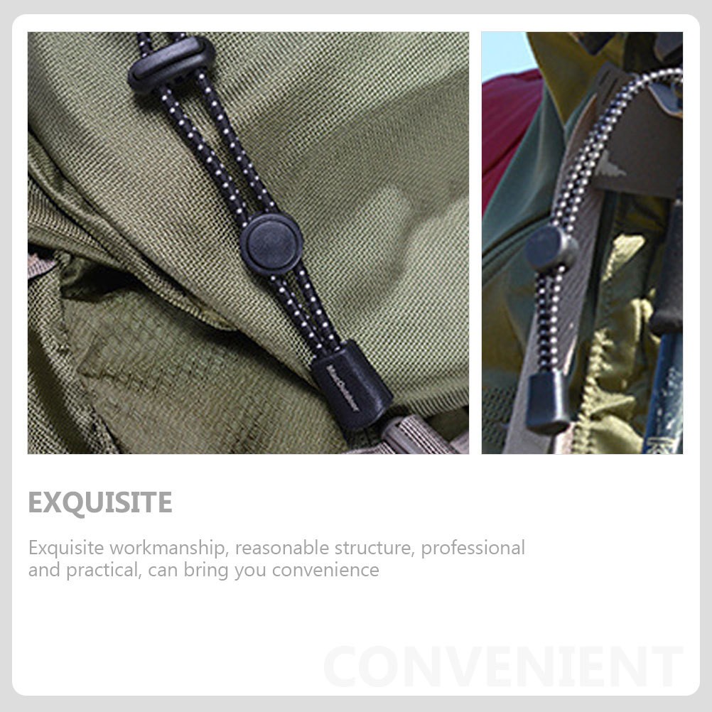 4Pcs Trekking Pole Holder Adjustable Straps for Climbing Stick Elastic Rope