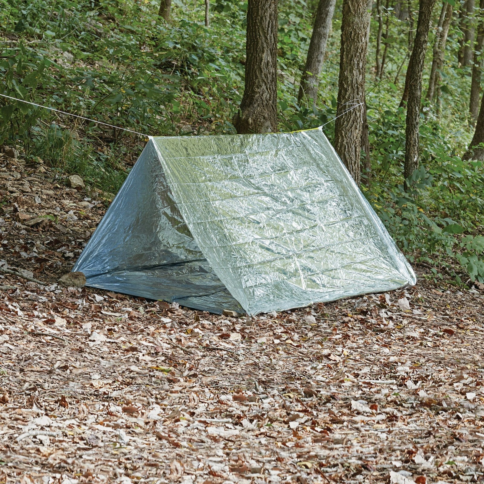 Ozark Trail Outdoor Emergency Survival Reflective Light Tent & Suspension Cord