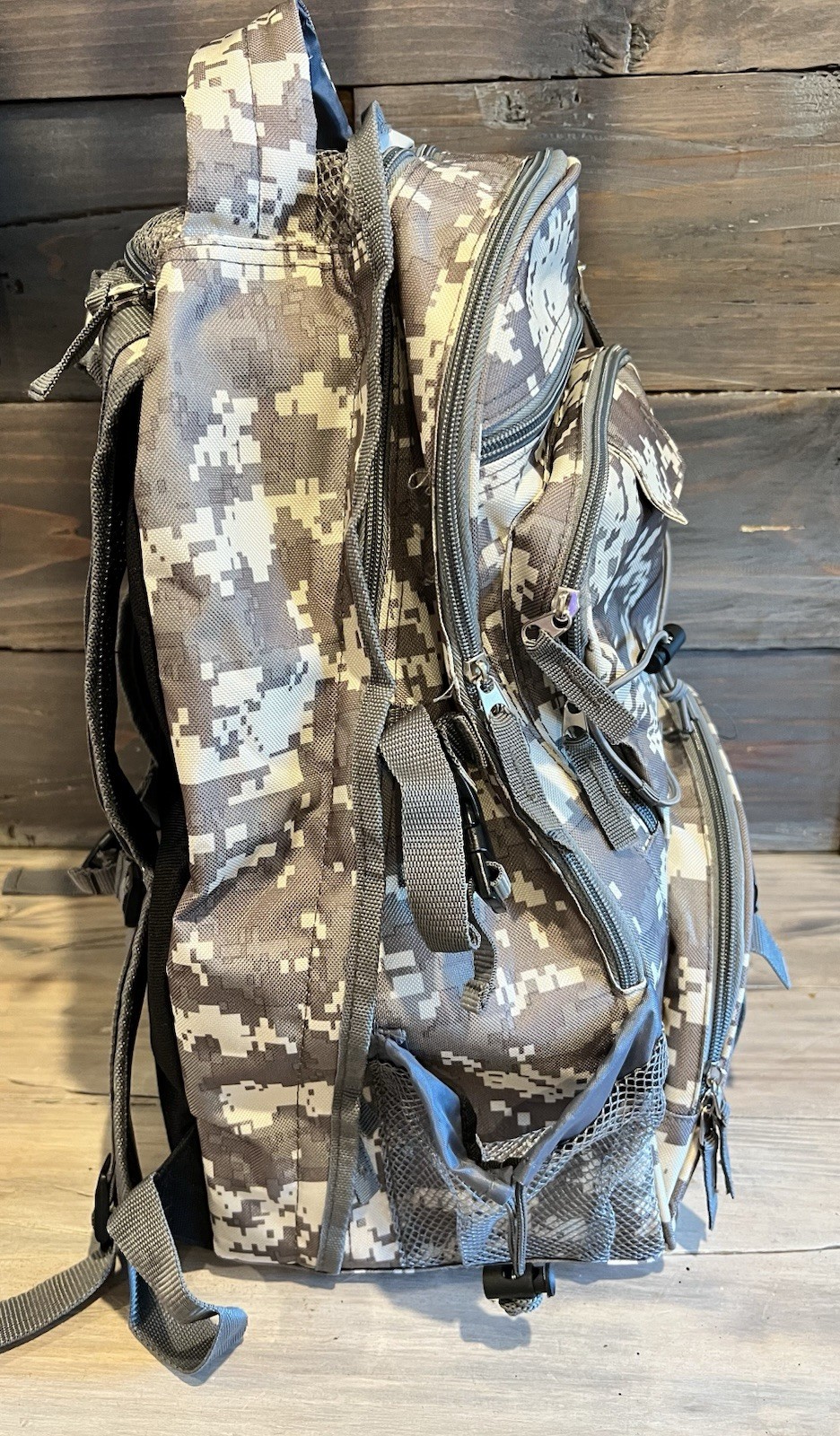 Emergency Kit With Camo Backpack Hiking Hunting Camping New Never Used