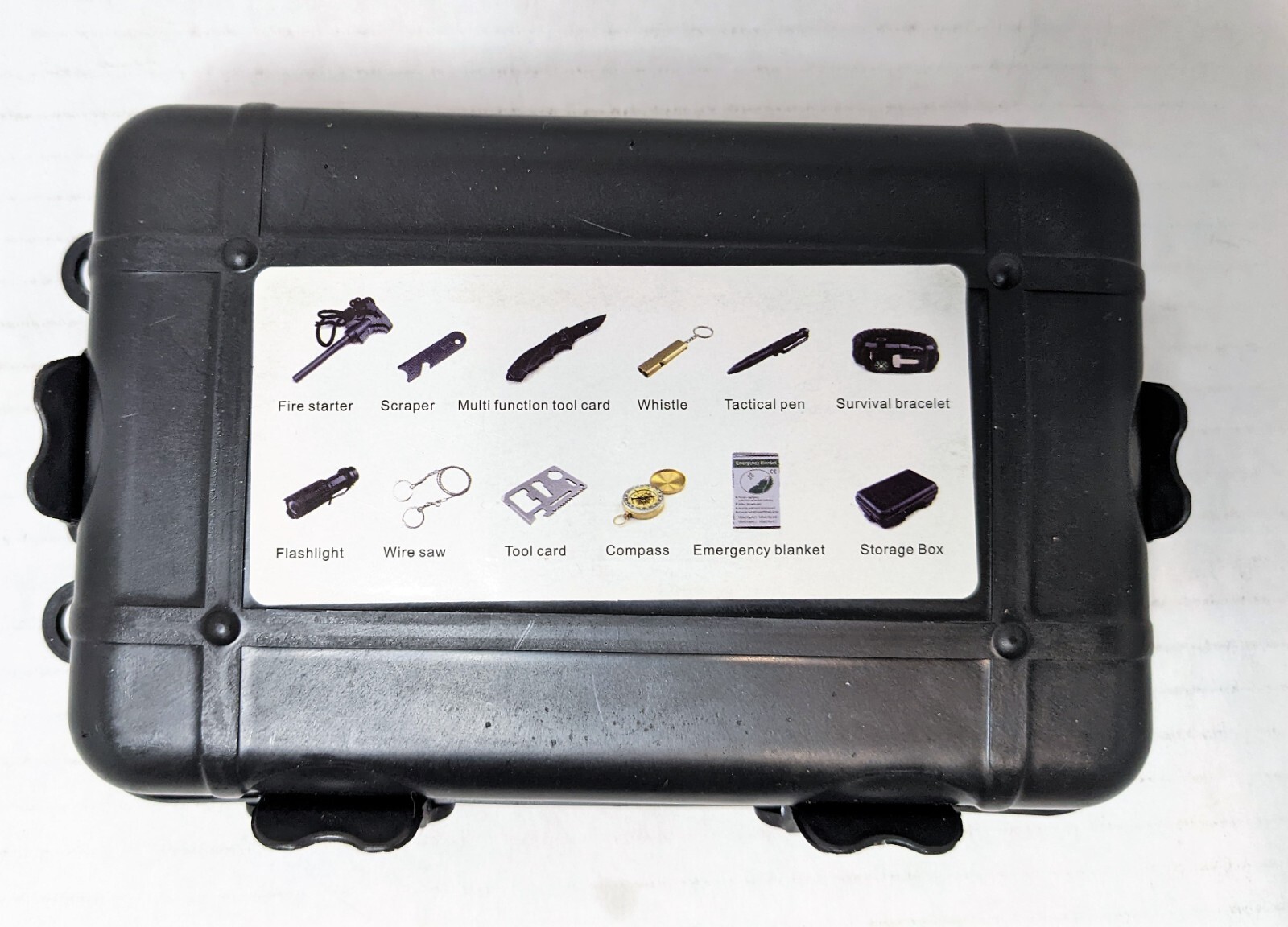 Survival Kit Emergency Tactical Defense Equipment Outdoor Camping Tools 11 in 1
