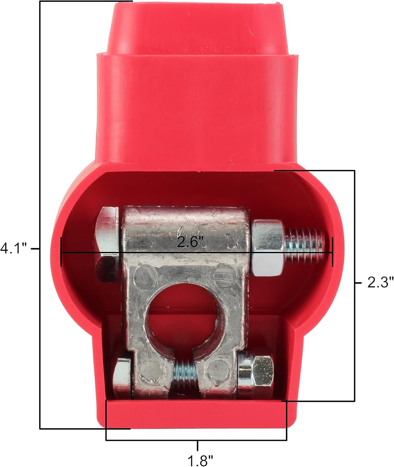 Fastronix Military Spec Battery (Red and Black) Terminal Covers