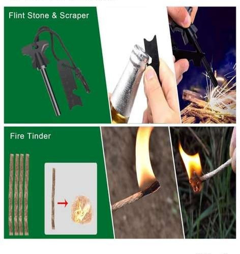 35-in-1 Survival Kit Emergency First Aid Camping Hiking Gear