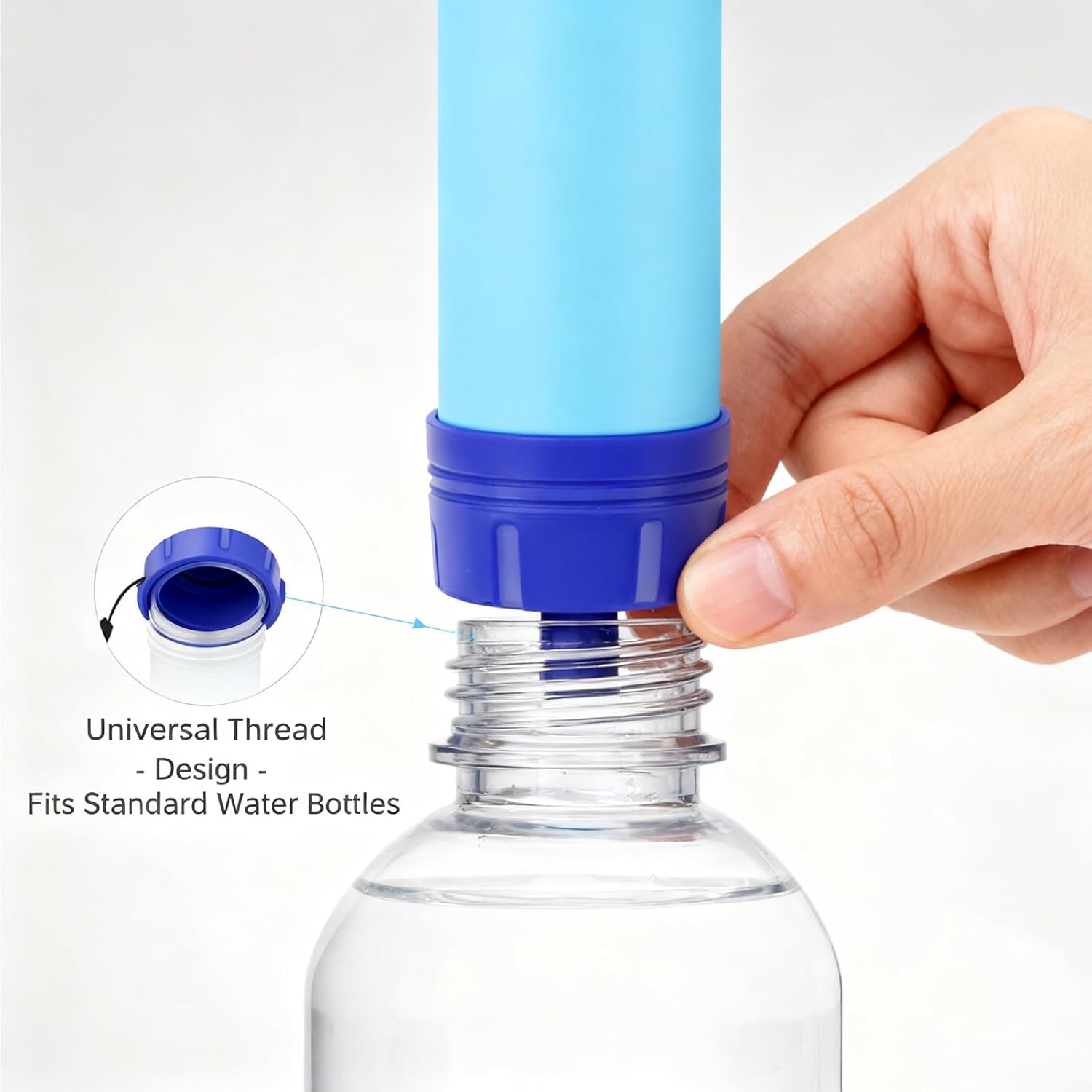 Personal Water Filter Straw – Portable Survival Filtration Gear & Family Travel