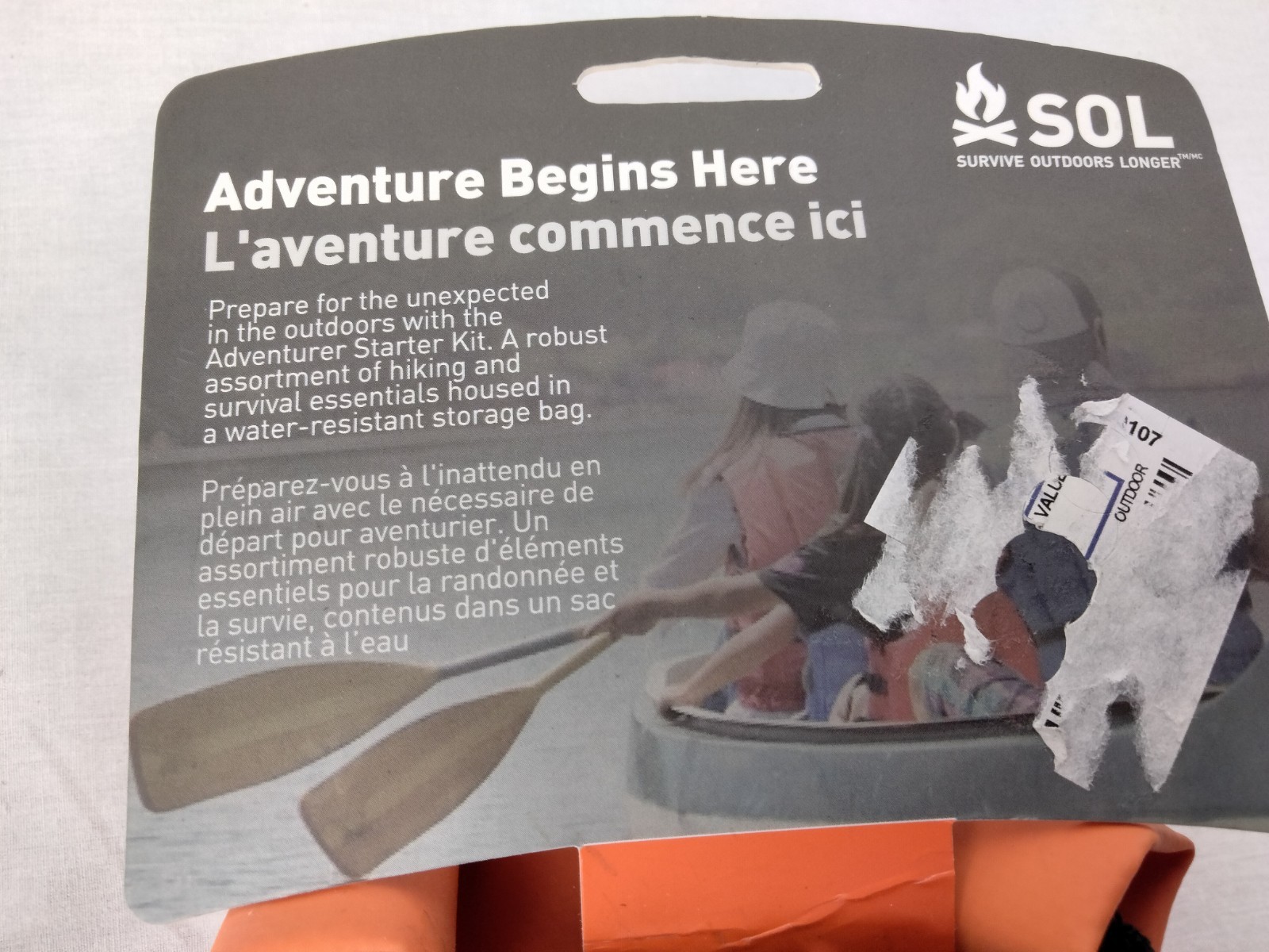 SOL Adventurer 7 pc. Survival Essential Starter Kit Brand New For Hiking & More!