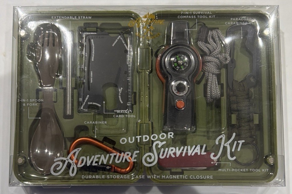Adventure 7-IN-1 Outdoor Survival Kit NEW
