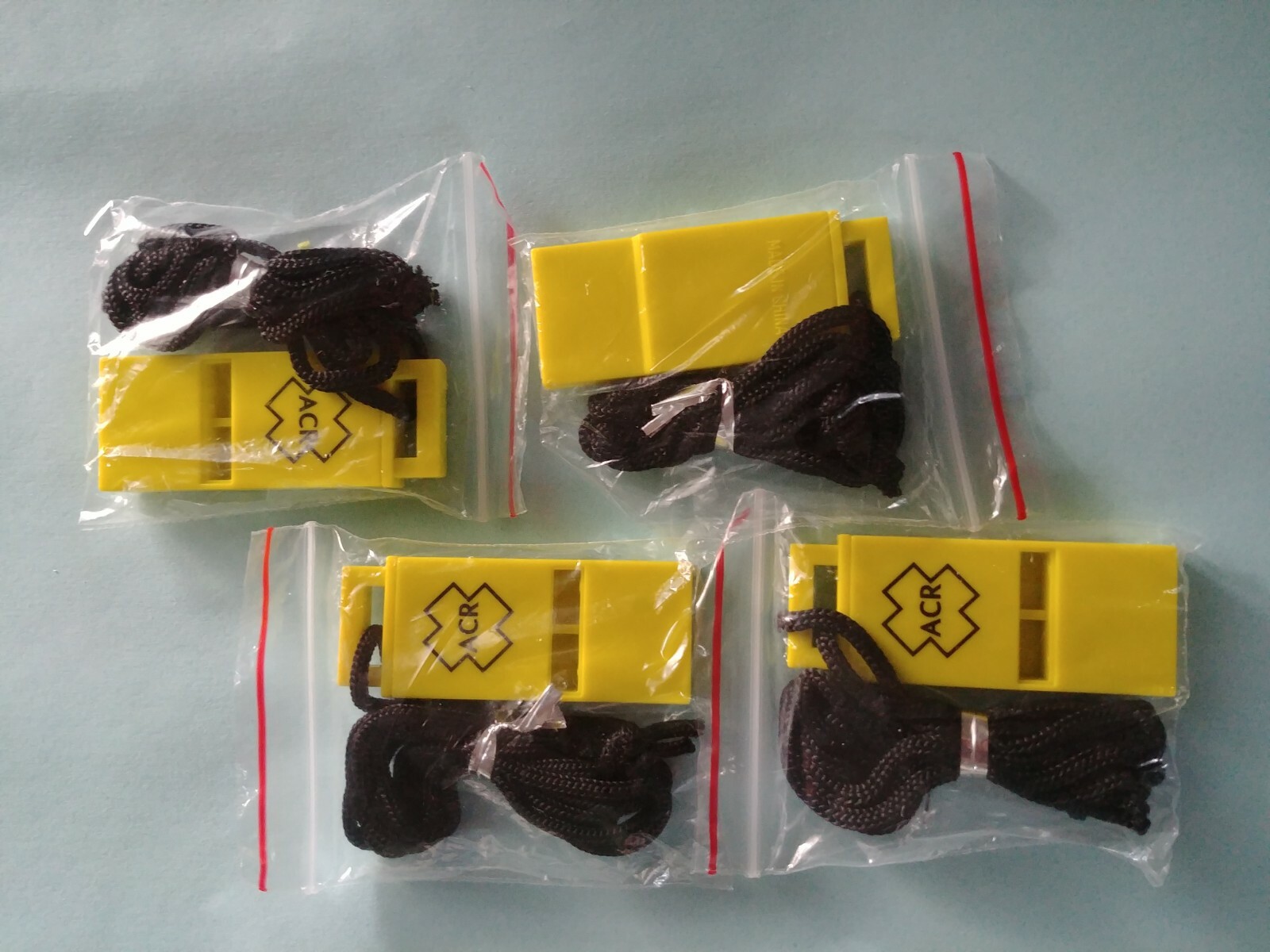 4 Boat Marine Safety Whistles ACR WW-3 Survival Res-Q Whistle SOLAS 83 USCG