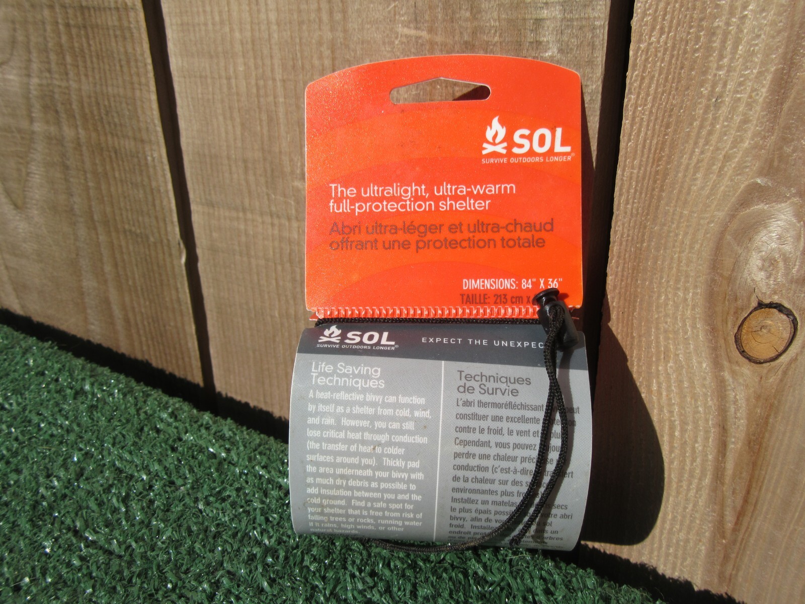 Brand New SOL Survive Outdoors Longer Heatsheets Emergency Brivvy 84″ x 36″