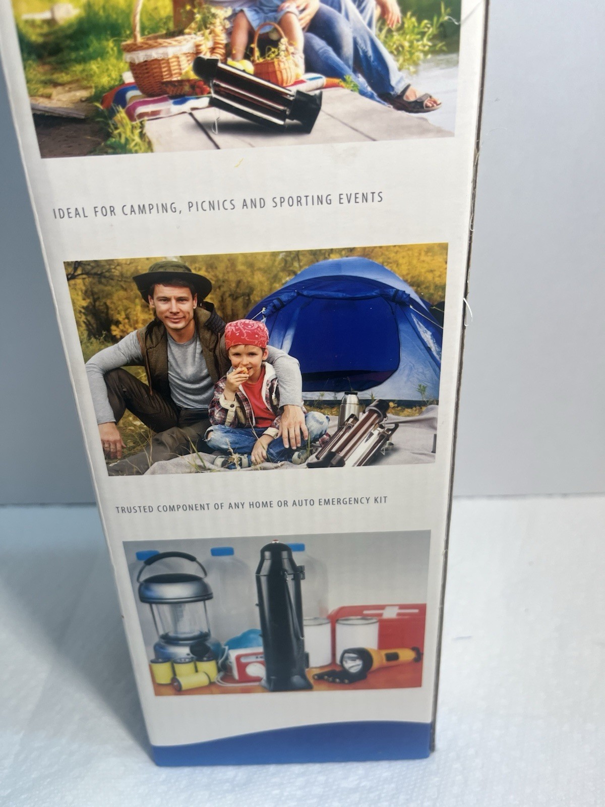 SunRocket Solar Water Heater & Thermos, Heat Water Anywhere! New In Box 1714