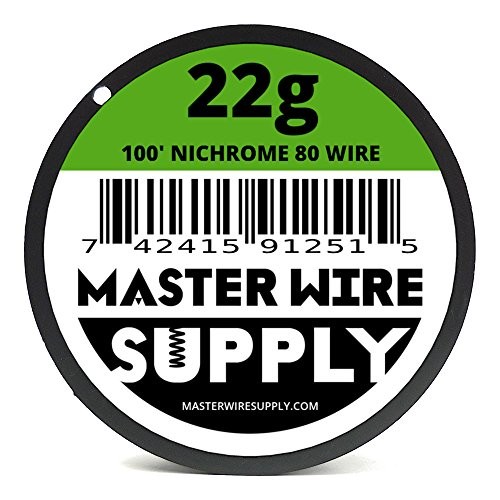 Nichrome 80-100′ – 22 Gauge Wire – 100ft – 0.65mm – 0.025in – Made in USA –
