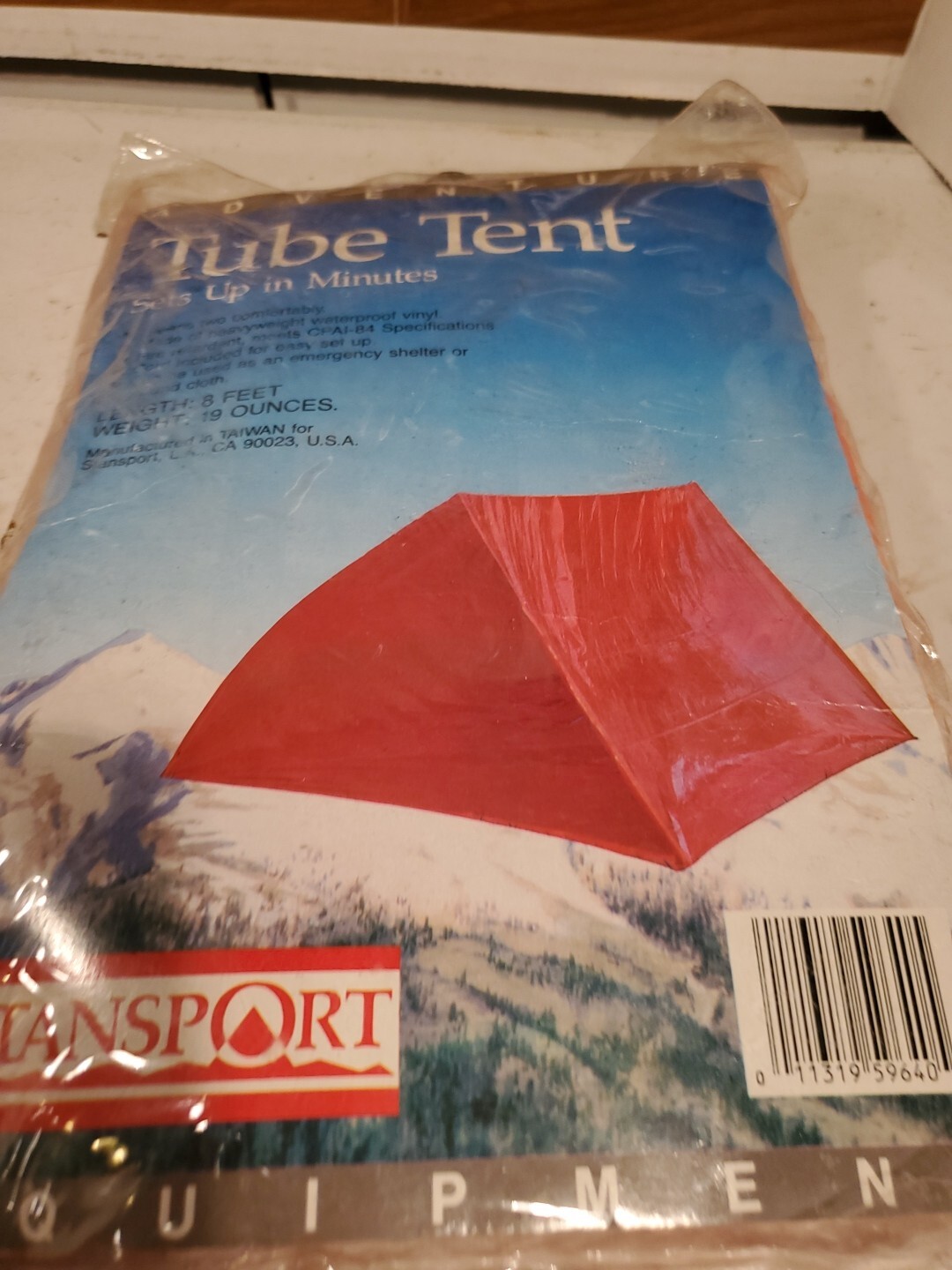 Stansport Outdoor Vinyl Tube Tent Camping/Hiking Emergency Survival Shelter