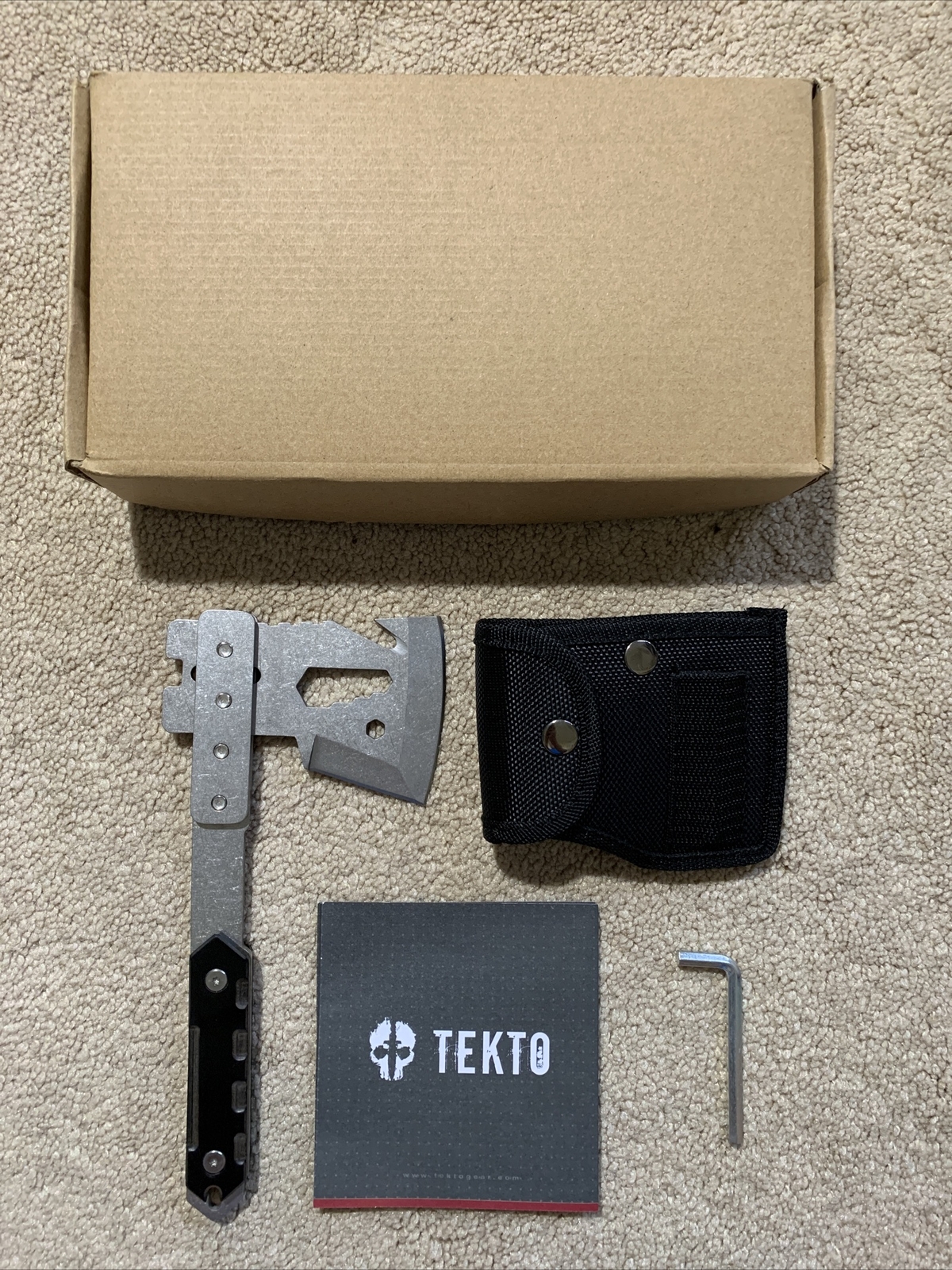NEW Tekto USA 11-In-1 Tactical Survival Emergency Hatchet Axe Multitool MSRP $95