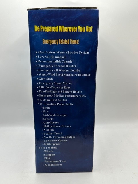 Emergency Survival Canteen Kit With Water Filtration System – NIB