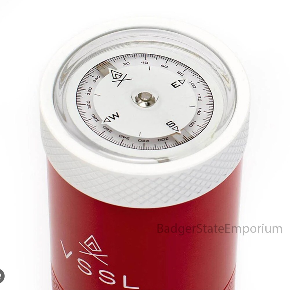 VSSL First Aid Stash Kit Aluminum +Storage Tins Flashlight Compass LED SOS Light