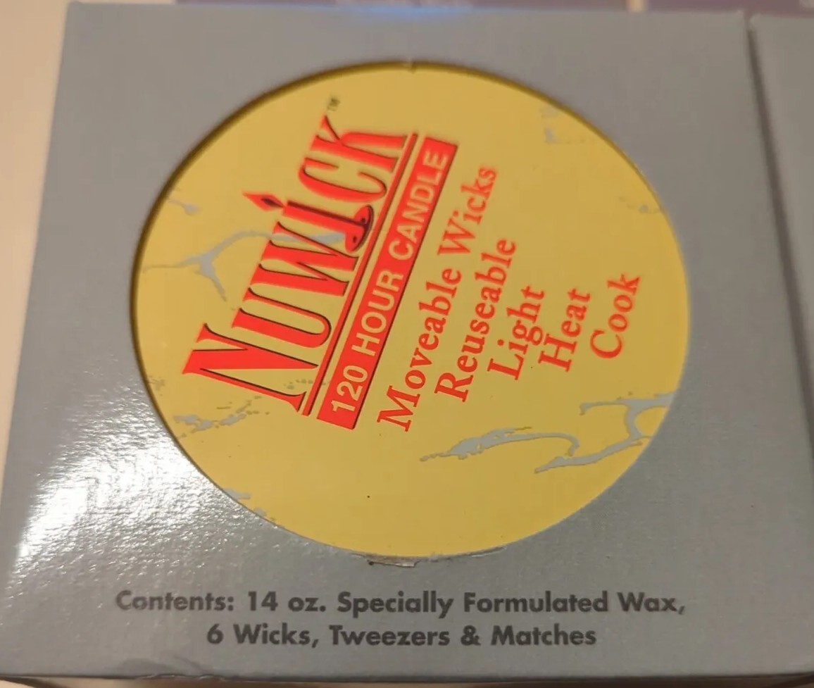10x LOT- Nuwick 120 Hour Emergency 14 oz Candle Survival Gear *NEW in Box* fr/sh
