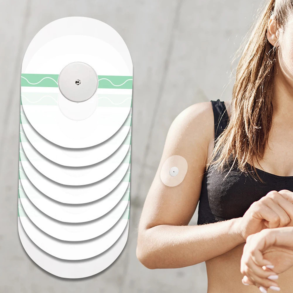 10/20PCS Freestyle Libre Sensor Patches – Breathable Waterproof Adhesive Tape