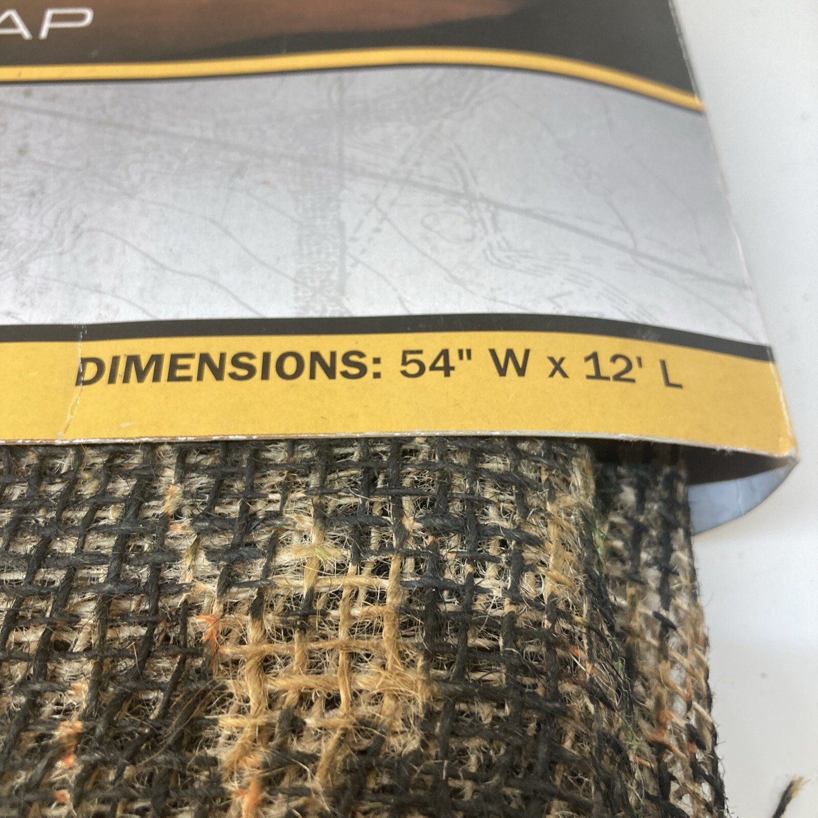 NWT Guidesman Camo Camouflage Fabric Cloth Burlap 54” x 12 ‘ 175-8855 Camping