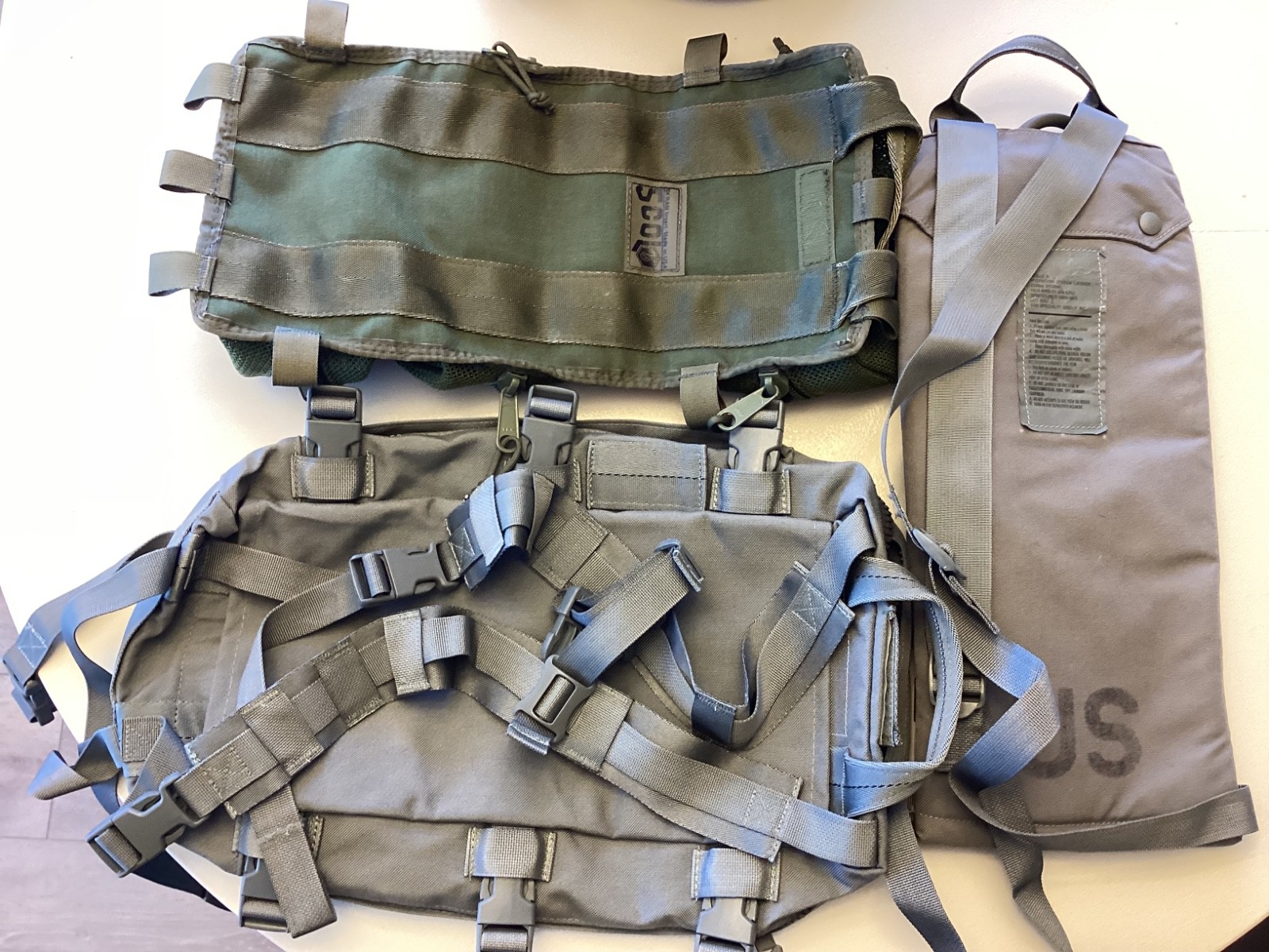 skram / go bag and insert plus Hydramax 3lt water bag / backpack survival