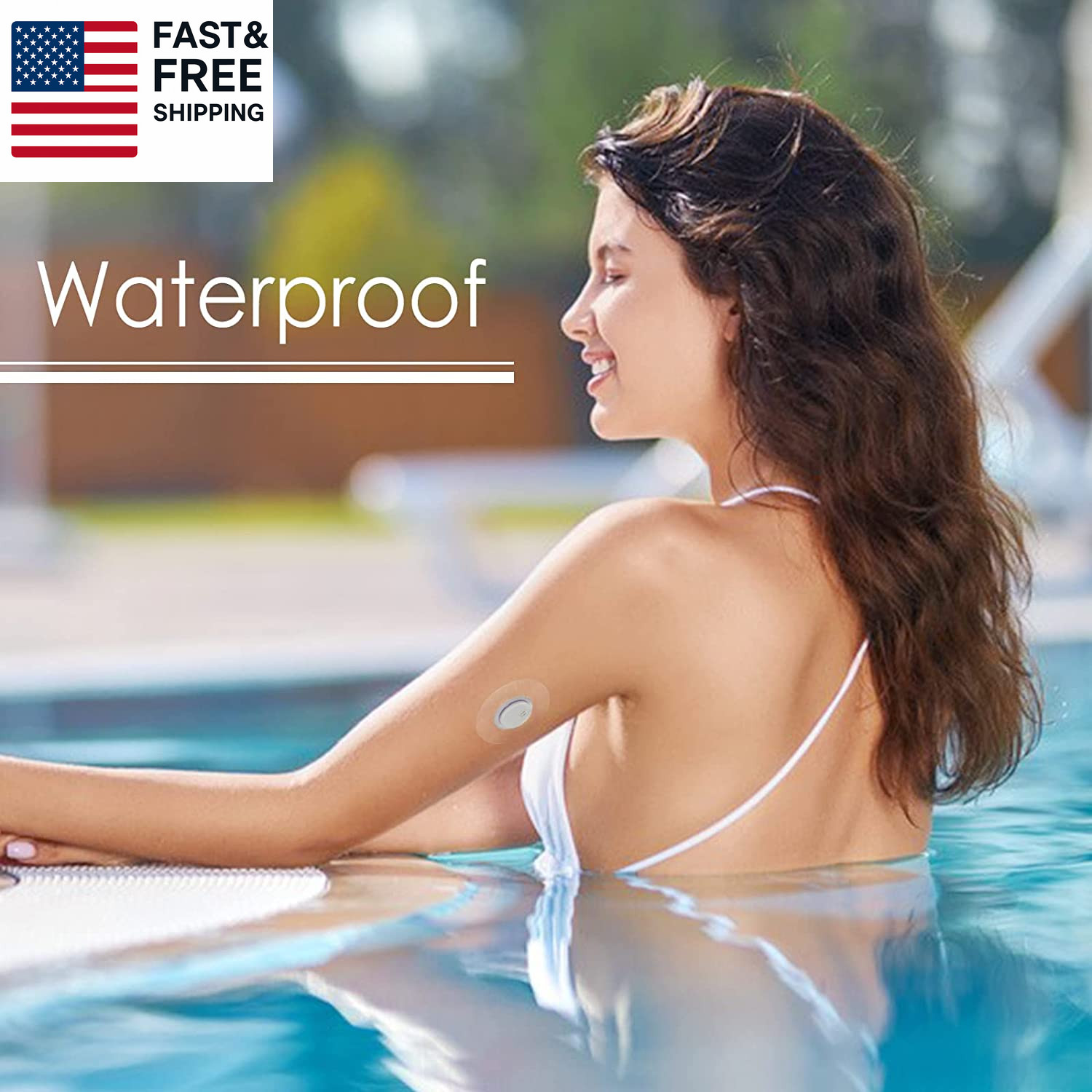 45Pack Libre 3 Sensor Covers Waterproof Freestyle Adhesive Patches Hypoallergen